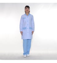 Antibakteriyel Kumaş Önlük+Pijama Takım (Renksiz)