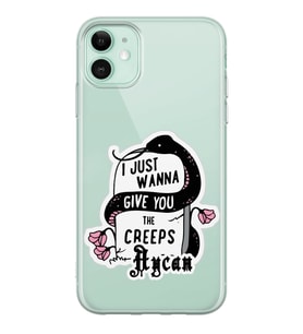 Mezar Taşı Tasarımlı Şeffaf Telefon Kılıfı (Tüm Modeller Mevcuttur)