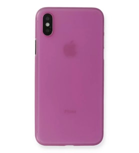 Newface Apple iPhone X Kılıf PP Ultra İnce Kapak - Pembe