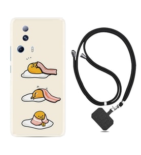 Xiaomi Mi 13 Lite Kılıf Resimli Boyun Askılı İpli Desenli Silikon Sweety Egg 1322