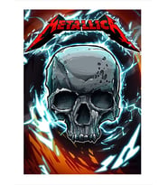 Metallica Kurukafa Art Mdf Poster