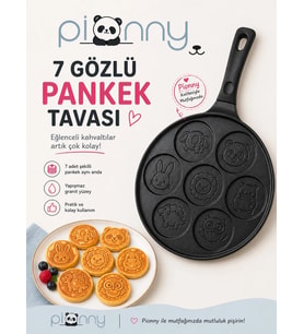Pionny Döküm 27 Cm Pankek Tavası Siyah