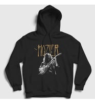 Presmono Unisex Siyah Dublin Guitar Müzik Hozier Kapüşonlu Sweatshirt 474561tt