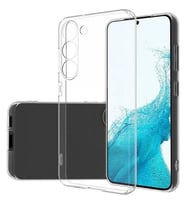 Samsung Galaxy S23 Plus Kılıf Kamera Korumalı Silikon Rubber Arka Kapak (Şeffaf Hologram)