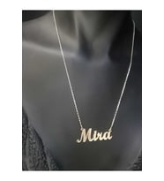 Kadın Gümüş Kolye - Mira Yazılı Isim • Sevgiliye • Eşe • Anneye Hediye Kolye