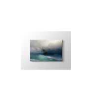 DBSanatevi Ivan Aivazovsky - Ship On Stormy Seas Tablo 35 X 35 Cm