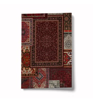 Etnik Kolaj Serisi 2 - Bordo Mini Defter (07)