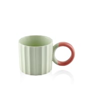 RUNDEN PORSELEN KUPA YEŞİL 250 ML (Pembe - Beyaz - Krem)