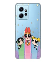 Redmi Note 12 4G Uyumlu Powerpuff Girls Desenli Şeffaf Telefon Kılıfı