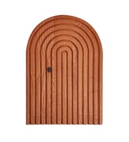 Premium Gökkuşağı Sunum Tahtası – Koyu Kahve 30x18 cm