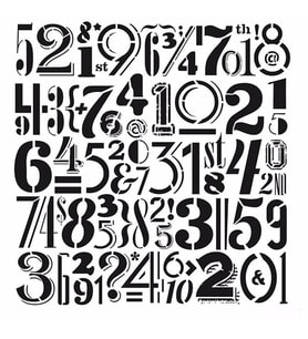 HDM58 Home Dekor Midi Stencil (25X25)