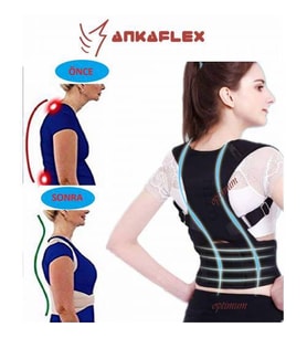 Ankaflex Manyetik Dik Duruş Korsesi Kamburluk Önleyici Düz Durmay