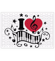 I Lowe Muzic Müzik Puzzle 240 Parça Yapboz