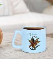 BK Gift Kişiye Özel İsimli Pastel Mavi Middle Kupa Bardak-20, Arkadaşa Hediye, Ev Hediyesi, Doğum Günü Hediyesi, Ofis Hediyesi