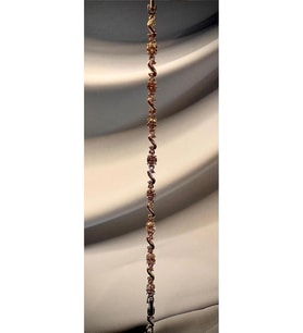 18 Ayar Altın Kaplama Swarovski Taşlı Gema Luna Bileklik
