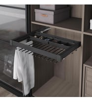 Antrasit Gizli Blum Tandem Raylı Frenli Fonksiyonel Pantolonluk S6711-6714