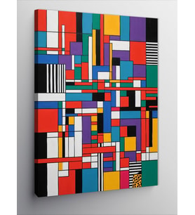 Kanvas Tablo Modern Sanat Kompozisyonu