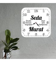 Sensiz Zaman Geçmiyor Kişiye Özel Duvar Saati