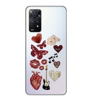 Xiaomi Redmi Note 11 PRO Uyumlu Aesthetic Tasarımlı Şeffaf Telefon Kılıfı