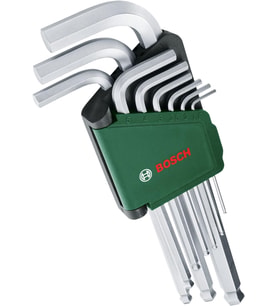 Bosch Home And Garden Alyan Anahtar Takımı Hex 9 Parça (Standart)