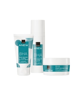 Anew BHA Cilt Tonu Görünümünü Düzgünleştiren Krem Serum ve Ped Paketi