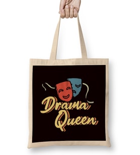 Queen Drama Theatre Geek Fan Broadway Actor Actress Acting Bez Çanta Uzun Saplı