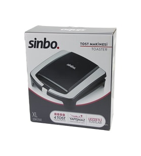 XL  ELEKTRİKLİ TOST MAKİNESİ   4 TOST   YAPIŞMAZ YÜZEY   1500W  SSM-2550 (5343)