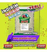 Orti Osmancık Pirinç 2 Kg x 2 paket