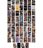 Friends Dizisi Kolaj Seti - Oda Ve Duvar Dekoru - Duvar Posteri - Sticker Bant Hediyeli - 60 Adet;