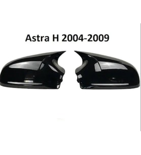 Opel Astra Uyumlu H (2004-2008) Batman Yarasa Ayna Kapağı (Parlak Siyah)