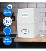 Su Arıtma Cihazı 80 GPD Membranlı 6 Filtreli Multimineral Filtreli 8 Lt Paslanmaz Çelik Tanklı