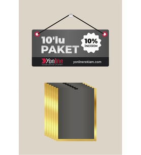10'lu A4 Gold Belge Diploma Sertifika Kurumsal Föylük