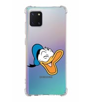 Samsung Galaxy A81  Köşe Korumalı Antişok Kapak Donald Duck Tasarımlı Şeffaf  Kılıf