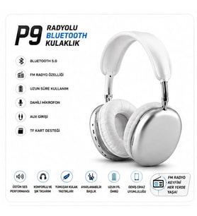 P9 KAFA ÜSTÜ BLUETOOTH KULAKLIK