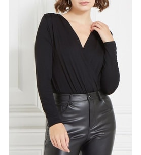 Bodysuit Çıtçıtlı Omuzları Vatkalı Viskon 