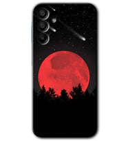 Galaxy A15 Kılıf HD Desen Baskılı Kılıf - Kanlı Ay