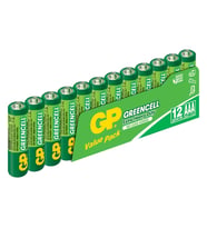 GP Greencel R03 AAA Boy İnce Çinko Kalem Pil 12'li Paket GP24G-VS12