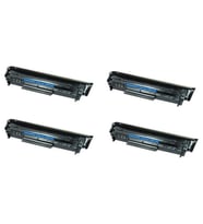 Photo Print® Hp Laserjet 1018 / 1020 / 1022 Q2612A 4'lü Ekonomik Paket Muadil Yazıcı Toner (Siyah)