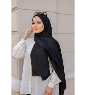 Etro Desen Premium Şal Siyah