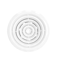 Ayas 160 mm (16 cm) Sineklikli Yuvarlak Banyo Fanı (RF BEYAZ 6S)
