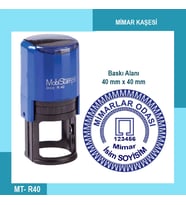 Mimar Kaşesi yuvarlak 40 mm