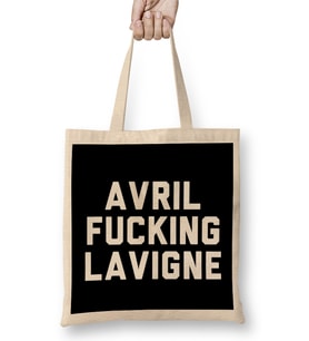 Avril Fucking Lavigne Bez Çanta Uzun Saplı
