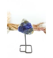 Doğal Lapis Lazuli Taşı, Ayaklı, Sertifikalı, Şifa ve Dekorasyon için