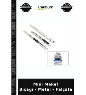 Özel Üretim Hassas Kesim Hobi Ofis Kompakt Pratik Taşınabilir Mini Maket Bıçağı - Metal - Falçata