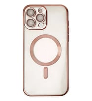 Durukar® iPhone 13 Pro Kılıf Kross Magneticsafe Kapak - Rose