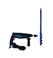 Matkap Uyumlu Toprak Burgu Makinesi 60cm X 5 cm