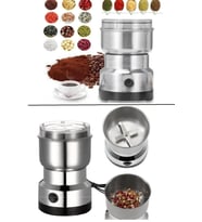 Periboia 4 Bıçaklı Elektrikli Öğütücü Blender Kahve Fındık Baharat Tahıl Biber Değirmeni (Çok Renkli)