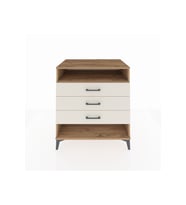 Kronos Şifonyer Tek Raflı 3 Çekmeceli 88x59x96 Çam-Aytaşı