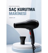 Tüm Saç Tiplerine Uygun, İki Kademeli Hız Ayarlı Fön Makinesi