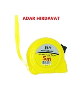 Şerit Metre Sarı Siyah Profesyonel 3x19Mm Royaleks-ÖZŞ-8879